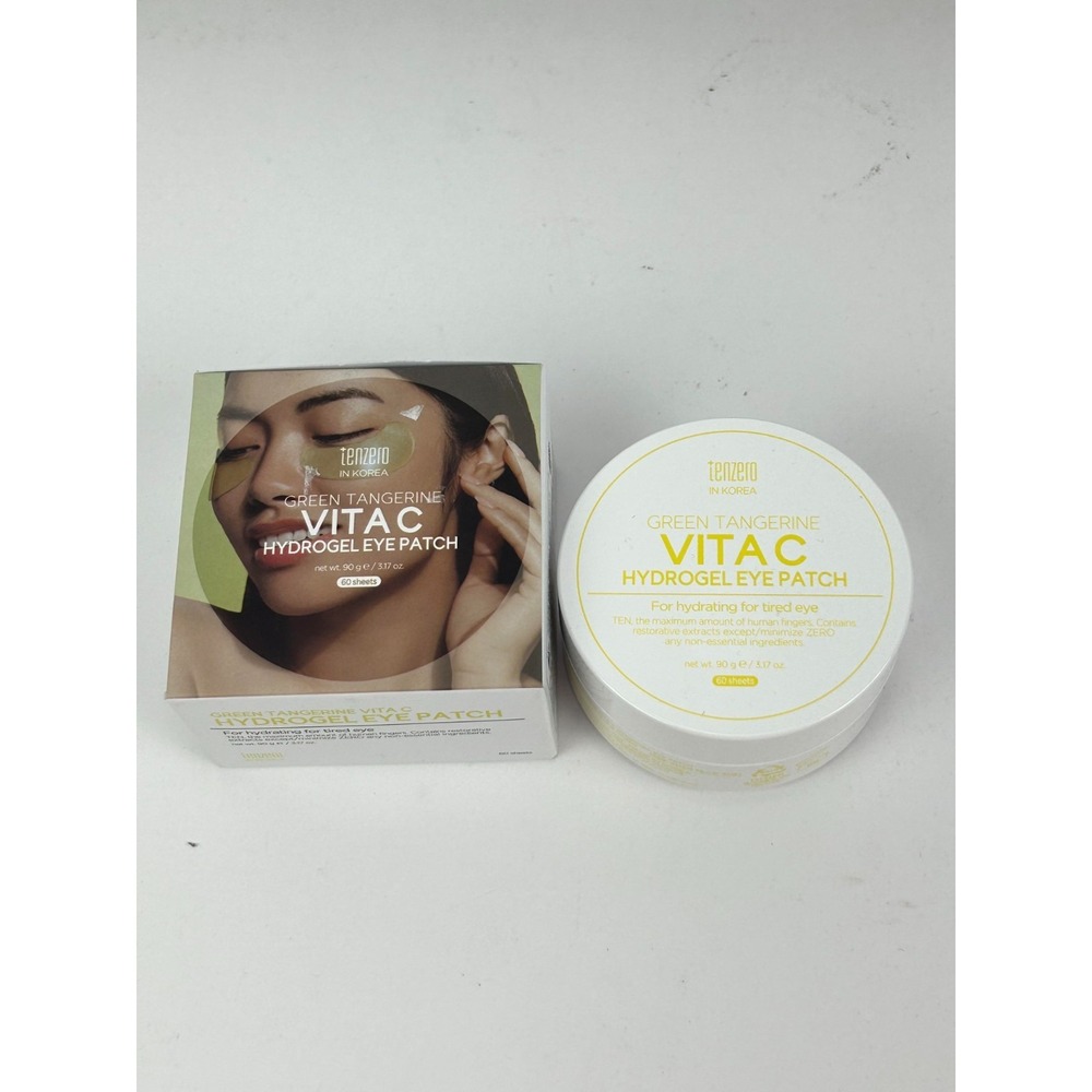 TENZERO Green Tangerine Vita C Hydrogel Eye Patch 60pairs/90g Exp 2028